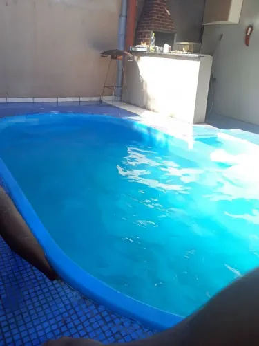 Piscina fibra 2.40 largura 4.50comprimento 1.40 fundo