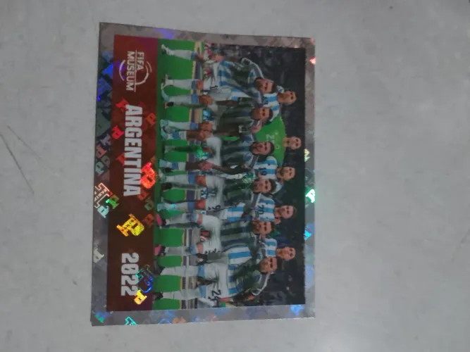 Figurinha da Argentina brilhante fwc 19