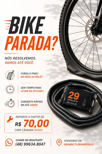 Oficina de Bike Delivery, troca de pneu e câmara, up-grades e ajustes !