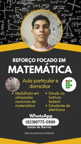 REFORÇO DE MATEMÁTICA 