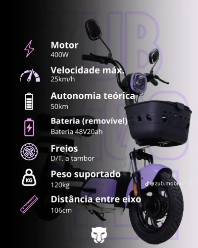 Scooter Eletrica zub m400