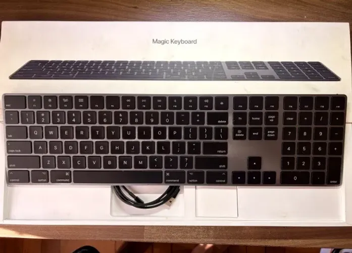 Magic Keyboard com Teclado Numérico - Cinza Espacial (A1843)
