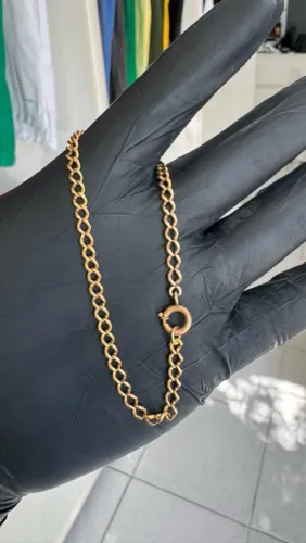 Pulseira ouro maciço