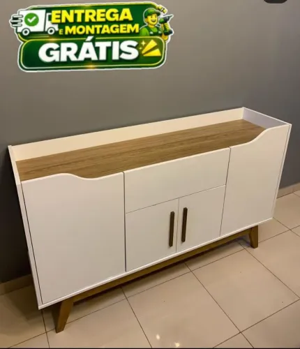 Buffet 4 portas 1 gaveta