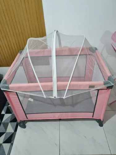 Cercadinho Berço Rosa