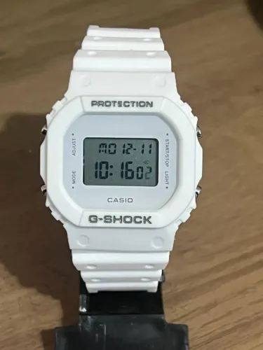 Relógio G Shock Casio Quadrado Digital Branco