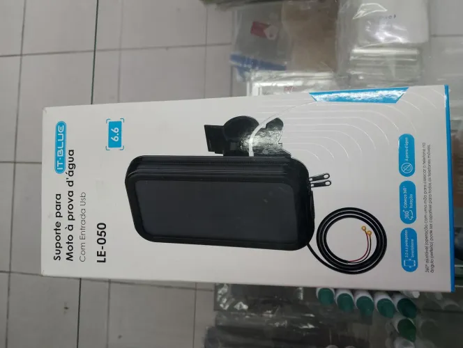 Suporte para celular na moto