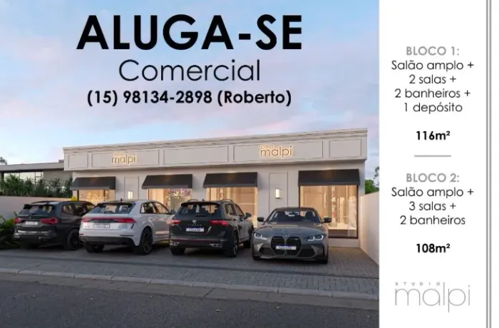 Espaço Comercial - Jardim Paulistano - 108m² - Amplo Salão e 3 Salas