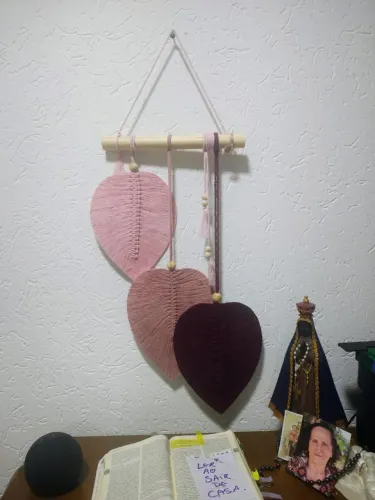 Painel de macramê