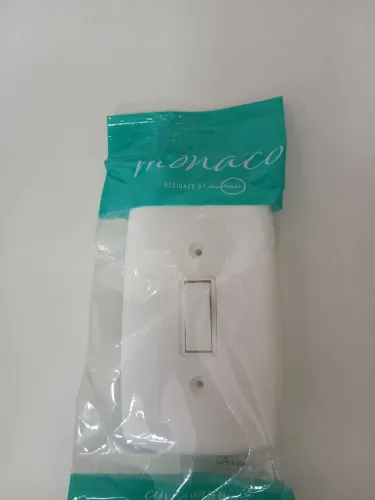 Interruptor 1 tecla branco 