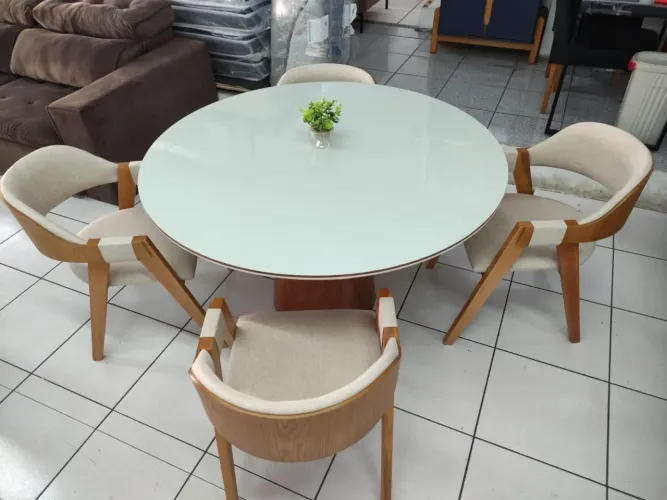 Mesa madri redonda 