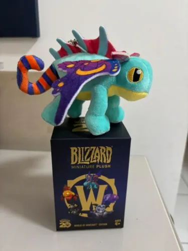 chaveiro pelúcia blizzard blinky faerie dragon world of warcraft