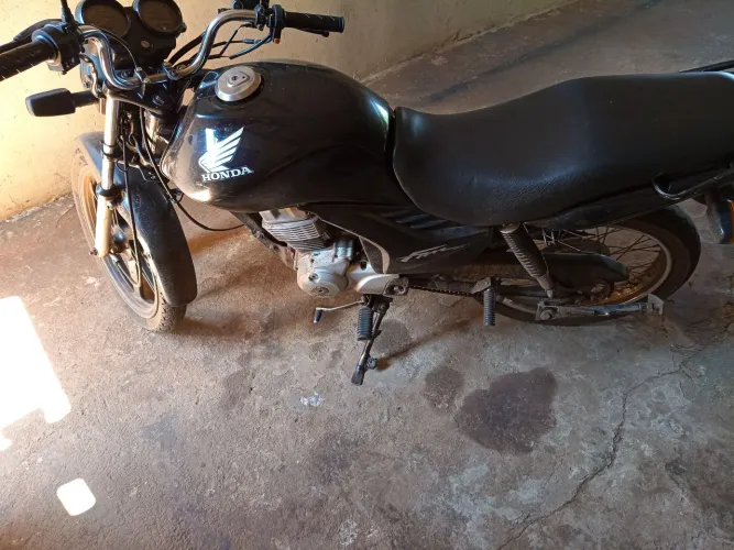 Honda cg 125 os , partida e freio a disco