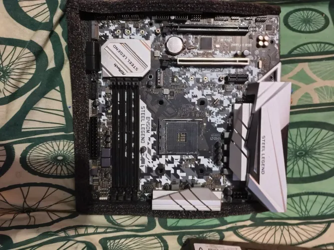 Placa mãe b450m steel legend