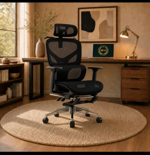 Cadeira Ergonômica de Escritório em Tela Mesh 200kg Nova na Caixa!
