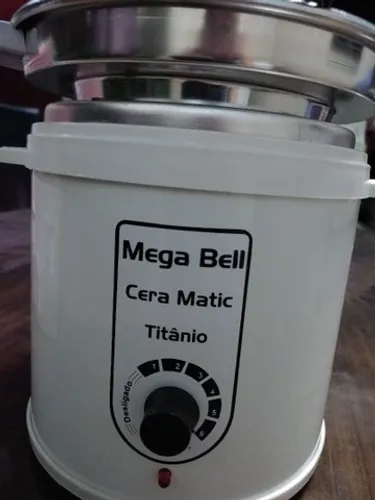 Vendo panela de depilação Mega Bell titânio profissional.