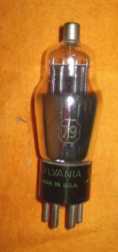 Válvula eletrônica antiga tipo 79. - Cód. 180 -