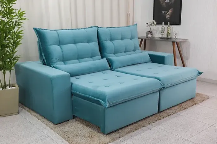 SOFÁ SUPER CONFORTÁVEL RETRÁTIL E RECLINÁVEL BOLIV DECOR!!! RU9251