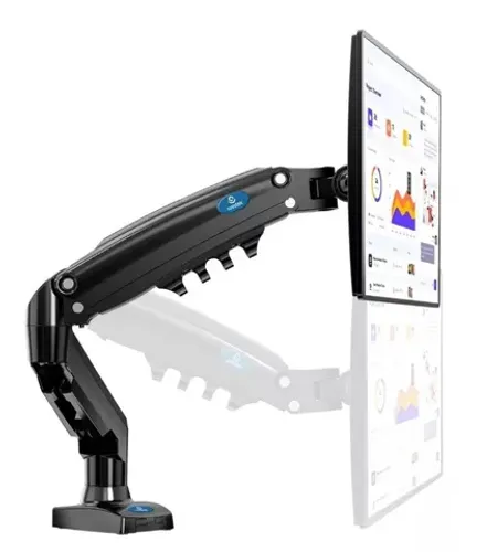 Suporte Monitor 17 a 30 Polegadas Ergonômico Articulado Para Mesa Com Pistão a Gás