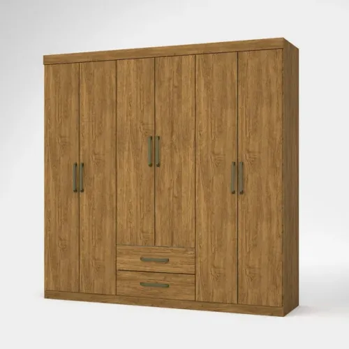 Guarda-Roupa 6 Portas/Sem Pés Áries 1,53 m !! Tt118m