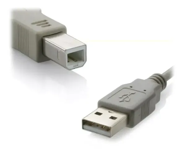 Cabo Usb Impressora Padrão - Epson - Hp - Kodak - 1,8 Metros
