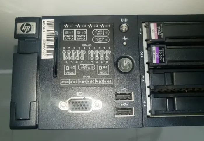Servidor HP Procurve DL 380 G6 Intel Xeon