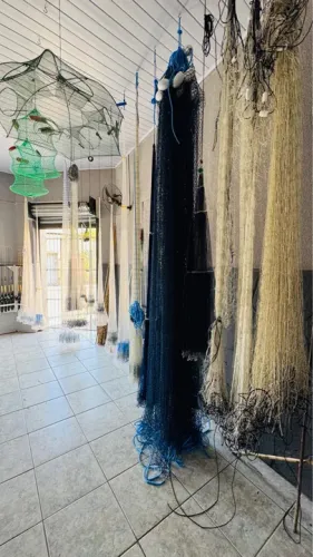 Tarrafas e redes para piscicultura biometria