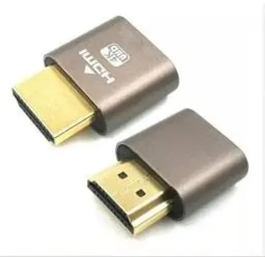 KIT com 10 unidades - Adaptadores Vga Hdmi Dummy 4k 1.4