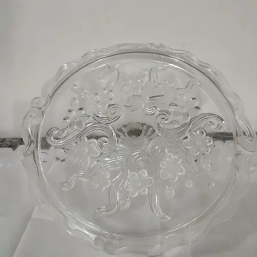 Porta bolo cristal alemão 
