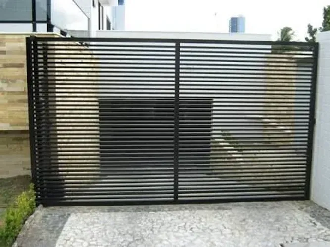 Portão galvanizado