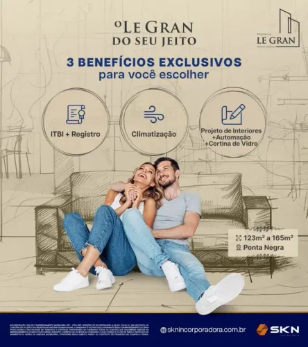 Legran Ponta Negra 123 M²