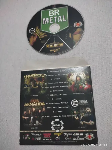 Heavy Metal cd - Brasil Metal Union - cd de 2017