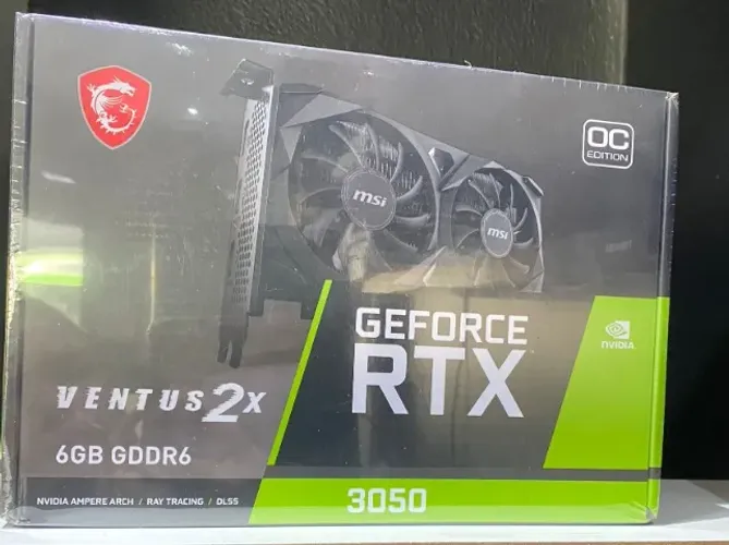 Placa de Video MSI Geforce RTX 3050 Ventus 2X OC 6GB - 96 Bits 2 Hdmi/displayport - 