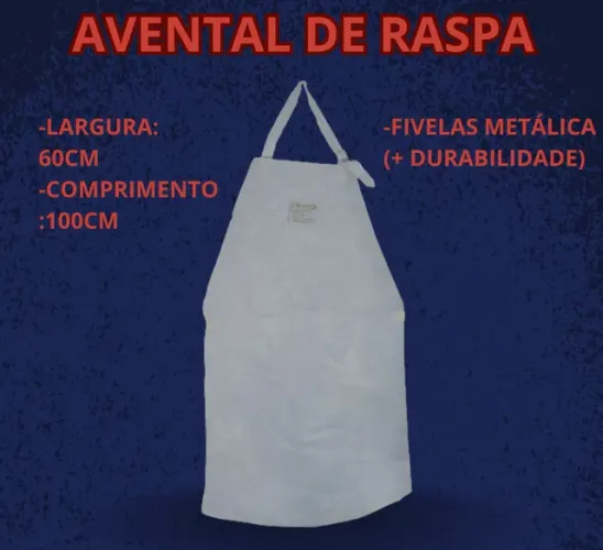 AVENTAL DE RASPA S/EMENDA 1,00X0,60 - CA 19224 VALCAN