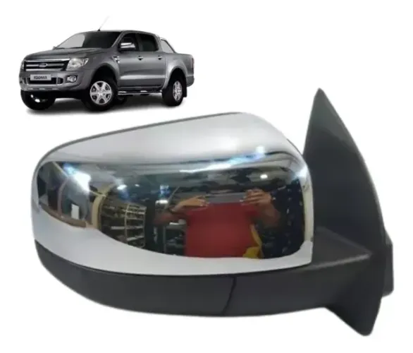 Retrovisor Ranger 2013 2014 2015 2016 2017 Cromado Direito (Usado)