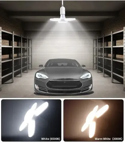 Lâmpada Led forma de Ventilador Iluminação Potente e Eficiente