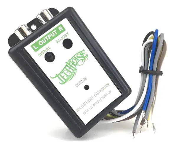 Conversor de Sinal Som RCA Technoise 2 Canais 12v 