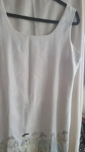 Vestido off white G tubinho 