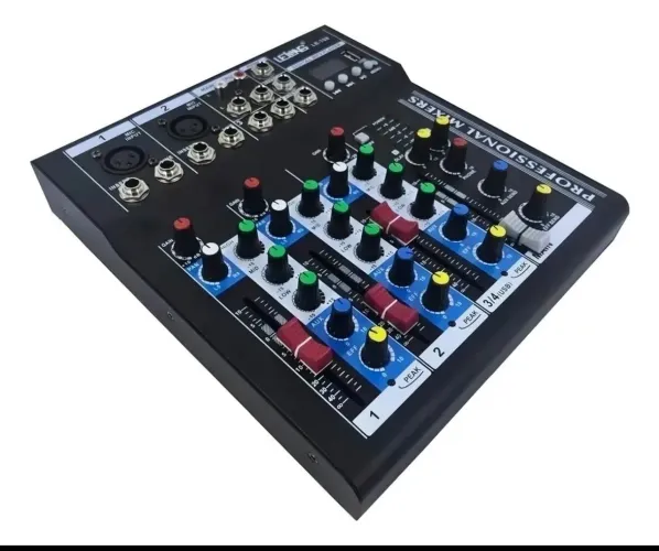 Console Musical Lelong 4 canais Wi-fi e com USB