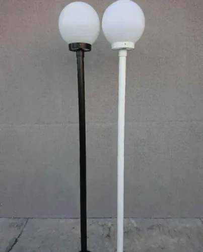 Poste de jardim com 1 globo