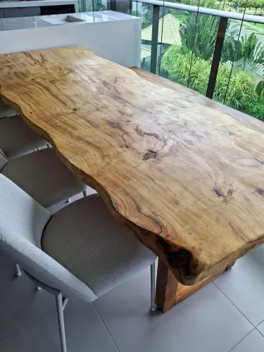 Mesa rústica madeira maciça 