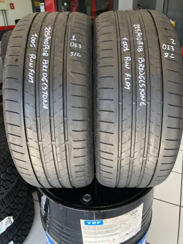 Kit 02 Pneus 225/40r18 Bridgestone Turanza T005 92y Runflat (Usado)
