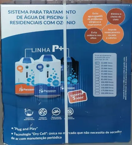 Ozonizador P+15 - Piscinas Até 15.000 Litros 220V - Panozon novo lacrado 