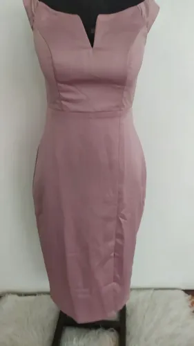 Vestido de festa rosé