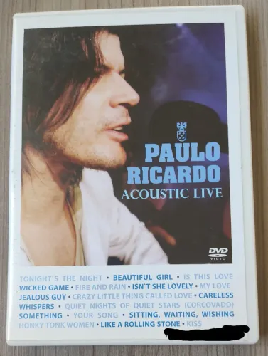 DVD Paulo Ricardo - Acoustic Live