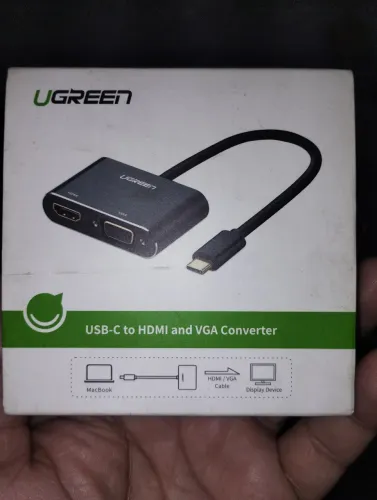 Conversor tipo c pra HDMI e VGA