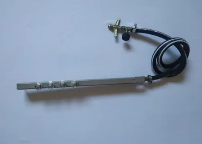 Kit Gás Queimador Churrasqueira Bafo Alta Pressão 38cm