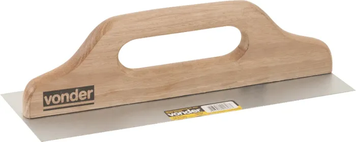 Desempenadeira de aço, para gesso, 310 mm x 120 mm, VONDER