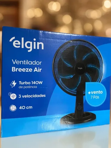 Ventilador Breeze Air Turbo 140W 3 Velocidades 7 Pás 40 Cm Elgin an2