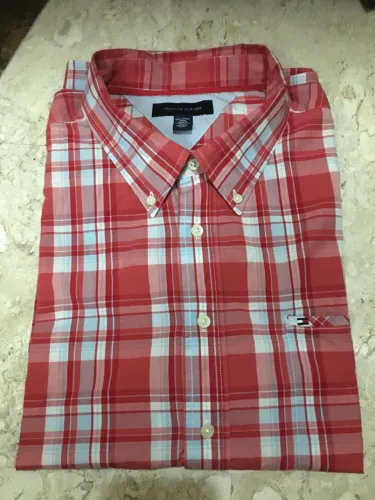 Camisa Xadrez Masculina Tommy Hilfiger